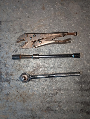 #ad #ad Alltrade 8″ Welding Clamp Locking Pliers amp; Socket Ratchet Wrench Set — Used $5.99