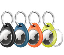 UNBREAKcable for Apple AirTag Holder - 4 Pack Easy to Install 