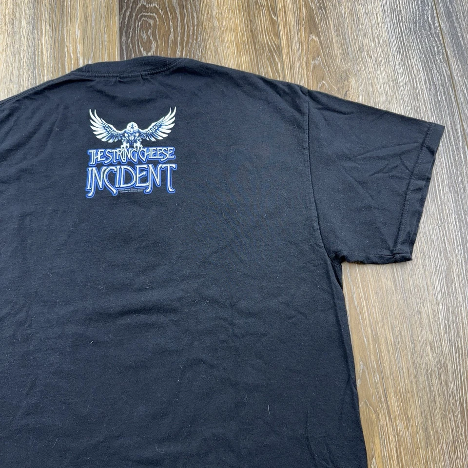 Vintage The String Cheese Incident Shirt Mens L Black Phish Jam 2005 Tour Tee - Image 2 of 4