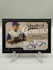 2007 UD Masterpieces STEPHEN DREW Stroke of Genius Auto #SG-SD