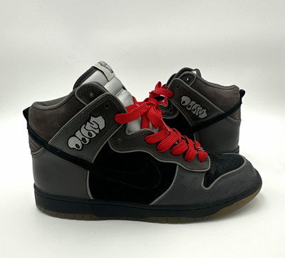 Nike SB Dunk High MF Doom 2007 - Size 9  (PREOWNED) no box 313171-004