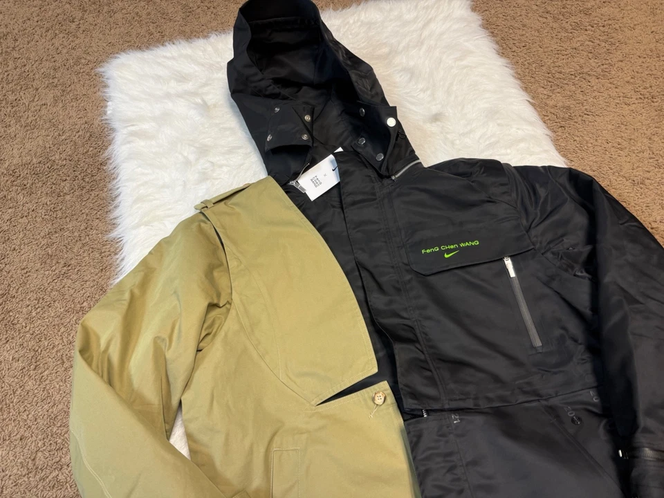 Nike X Feng Chen Wang Pro Transform Black Men's Size Small Jacket DV3999-068 - Image 3 of 4