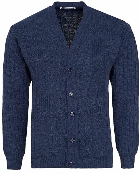 Cardigan Nero Uomo Cardigan Uomo Only & Sons Con Cerniera - 50% Cotone 50% Acrilico, Taglio Regolare Maniche Lunghe - Foto 3