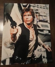 Harrison Ford SIGNED Star Wars Han Solo Autograph 16x20 / K9 holo PROOF