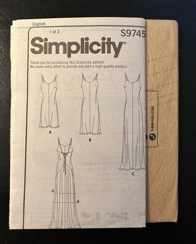 Simplicity S9745 &/or S9885 (Sizes: 8-16) Misses' Dresses **NEW** - Picture 10 of 13