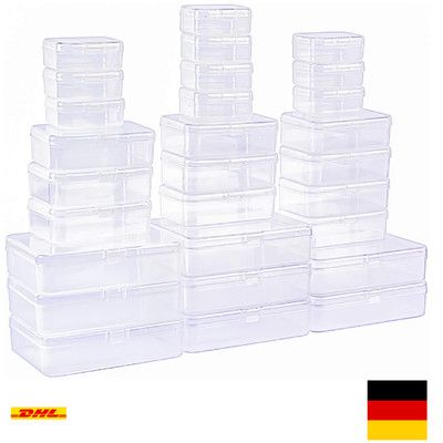Gemischte Aufbewahrungsboxen Kunststoff, 3 Größen, 80 Stück