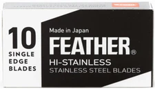 Feather FHS-10 Hi-Stainless Single Edge Razor Blades
