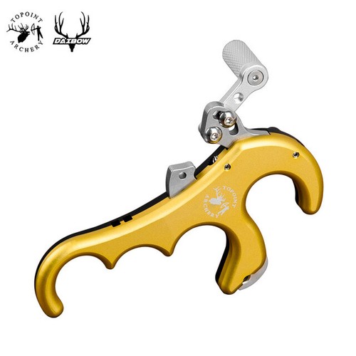Topoint TP425 Bow Release 4Finger Aluminum Archery Release Aid Auto Caliper Hunt - Picture 22 of 30
