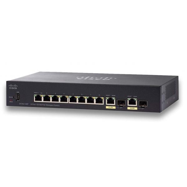Cisco - Small Business CISCO SF352-08P 8-PORT 10/100 POE MANAGED SWITCH