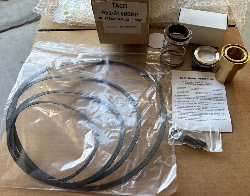 TACO Pump 951-3160BRP (1.500”) Rebuild Kit