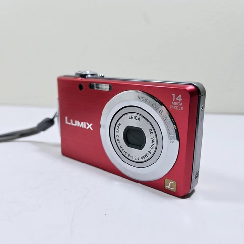 Panasonic LUMIX DMC-FH2/DMC-FS16 14.0MP CCD Digital Camera 100% Working-Red - Picture 9 of 12