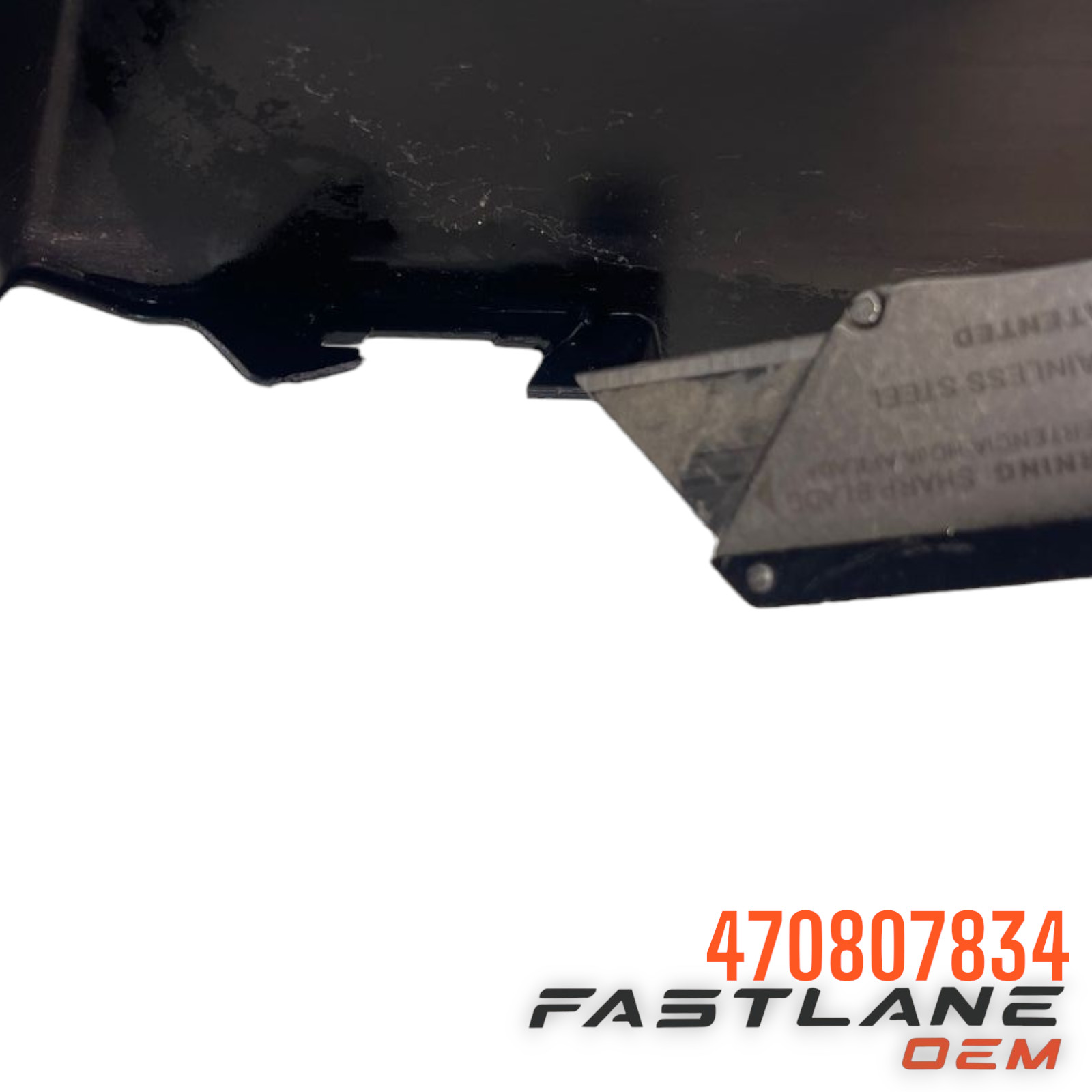 2012-2016 LAMBORGHINI AVENTADOR REAR RIGHT BUMPER GRILLE MOUNT OEM 470807834