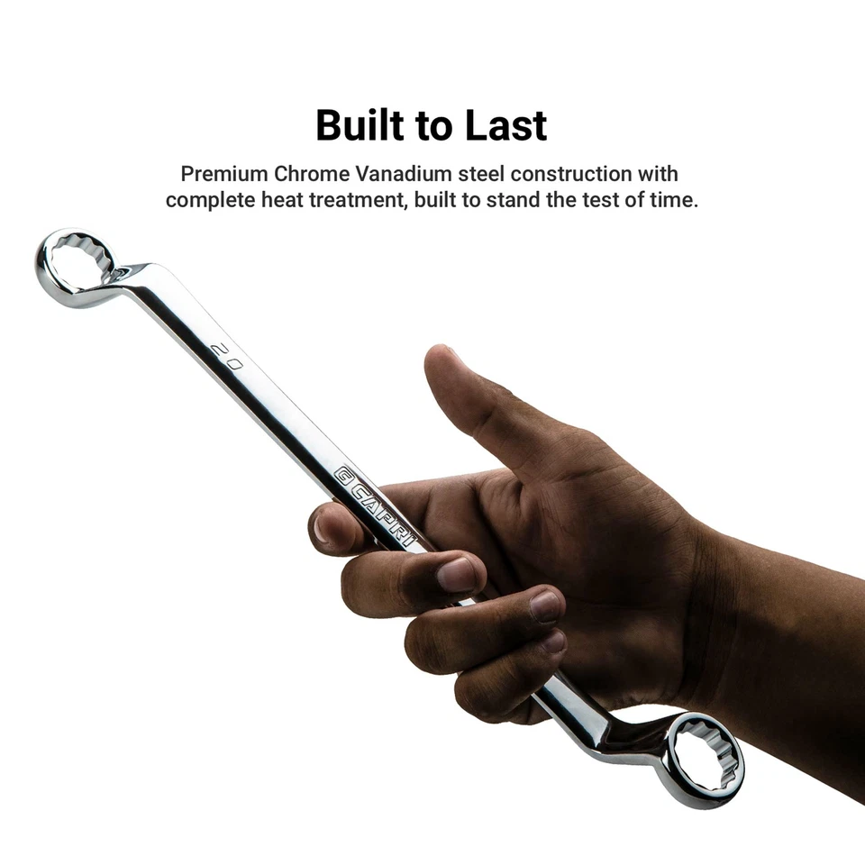 Capri Tools 75-Degree Deep Offset Double Box End Wrench - Image 4 of 4