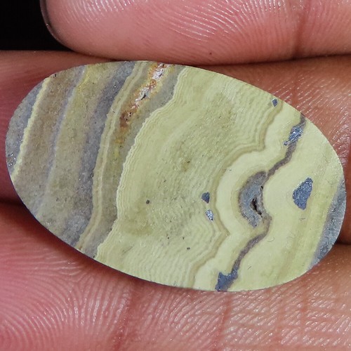 41.55 CT Natürlich Sphalerit Oval Cabochonschliff 19x30x5 MM Edelstein C-59 - Bild 3 von 7