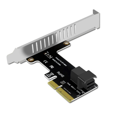 PCI E zu SFF-8643 Riser Karte PCI-EX4/X8/X16 Solid State Drive Adapter PCIE zu U