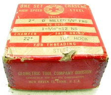 Geometric 1-5/16"-12  2" D Chaser Set 1/4" Projection