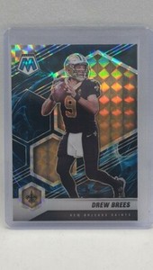 Drew Brees 2021 Panini Mosaic Genesis Prizm SSP #143 Saints