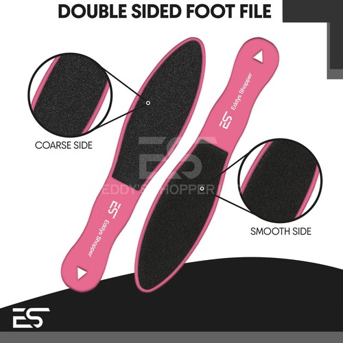 Foot Rasp File Callus Remover Scrubber Hard Dead Rough Skin Dual Sided Pedicure - Picture 2 of 18