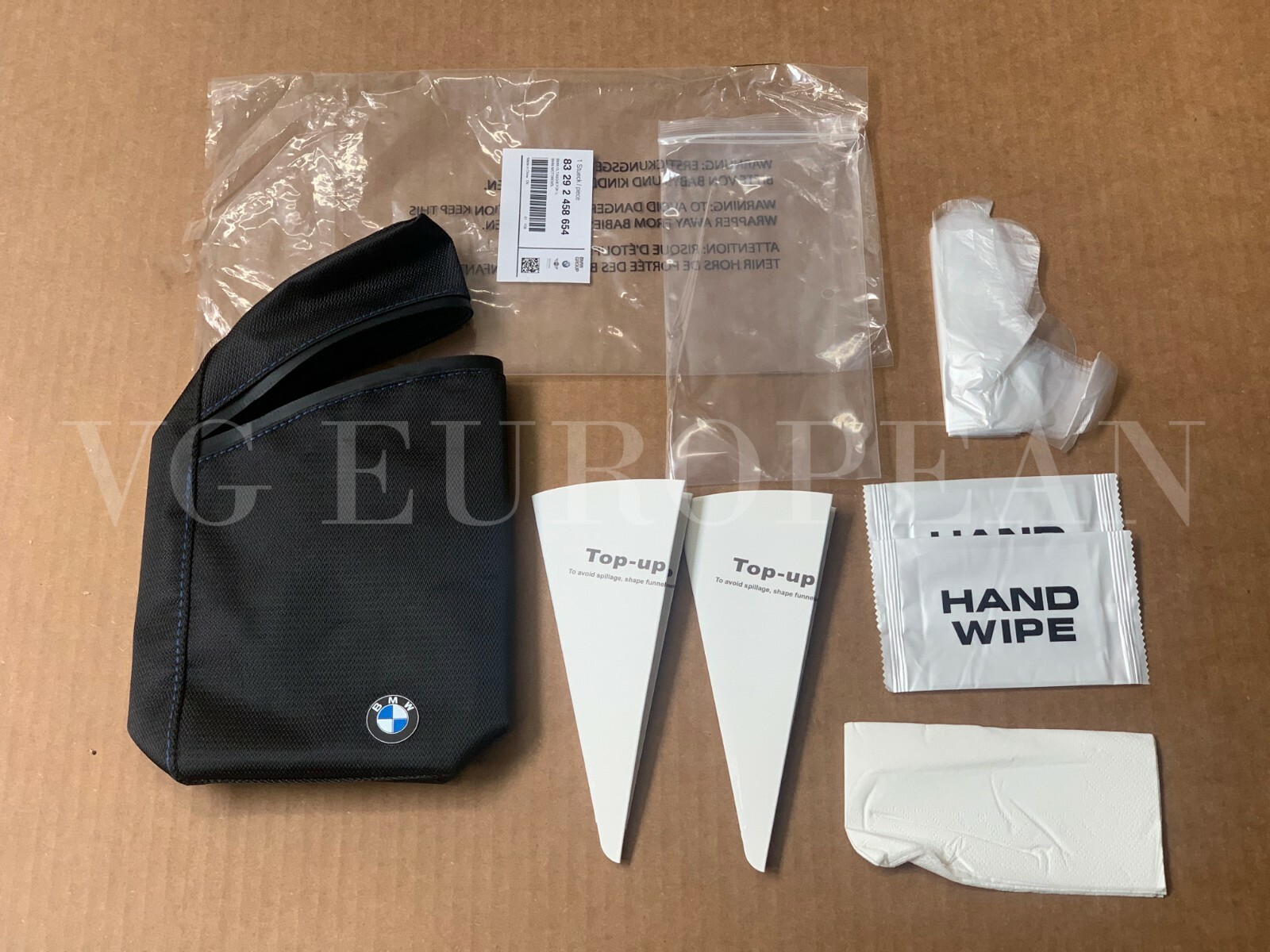 BMW Genuine Engine Oil Quart Bottle Storage Travel Case Holder Bag