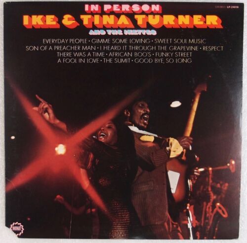 IKE & TINA TURNER: In Person USA Orig ’69 Minit Soul R&B Vinyl LP NM Wax - Afbeelding 1 van 6