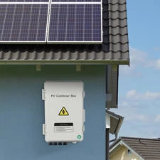 4 String Solar Combiner Box PV Combiner Circuit Breaker 63A For Solar Panel Kit