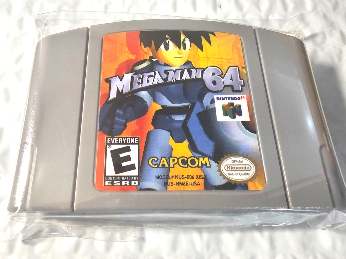 New Nintendo 64 Mega Man 64 N64 Nintendo Capcom 2001 Megaman Game Cartridge