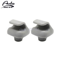 Retenedor de clip de gancho para parasol de coche gris 88217S04003ZA 2 piezas para Honda Civic 96-08
