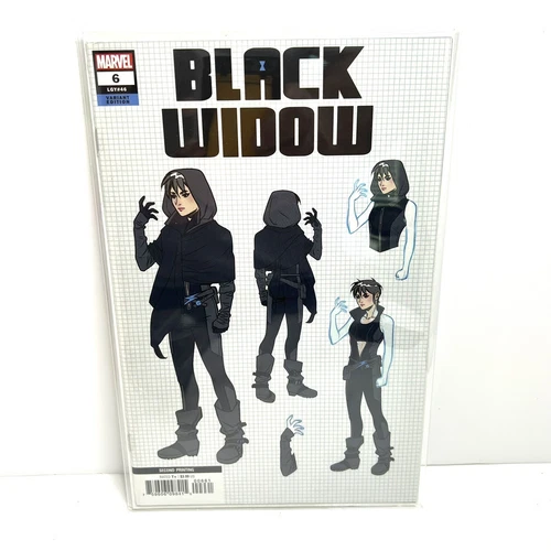 BLACK WIDOW # 6 Elena Casagrande 1:25 2ND Print Variant LGY #46 Marvel Comics