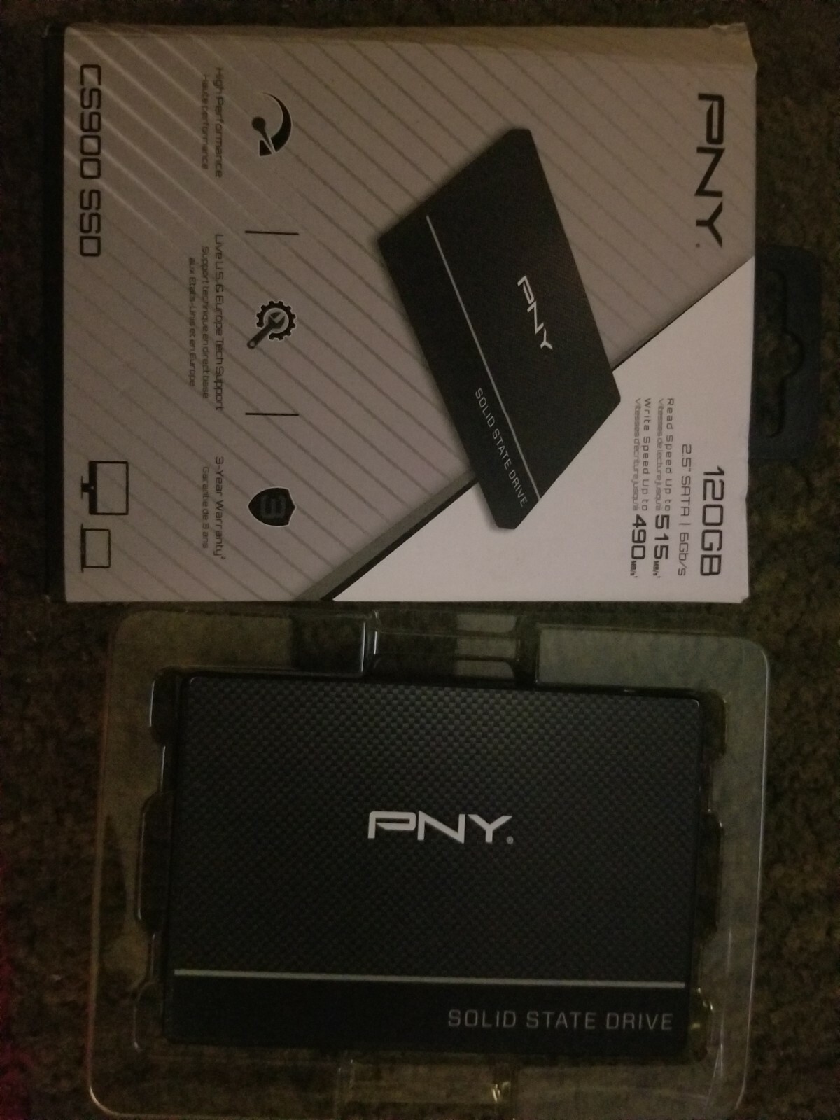 PNY - 120GB Internal SATA Solid State Drive 751492597843 | eBay