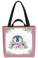 Pinguin Schal Winter Tasche Pinguin Nikolaus MüTze Weihnachten Mistelzweig Wint