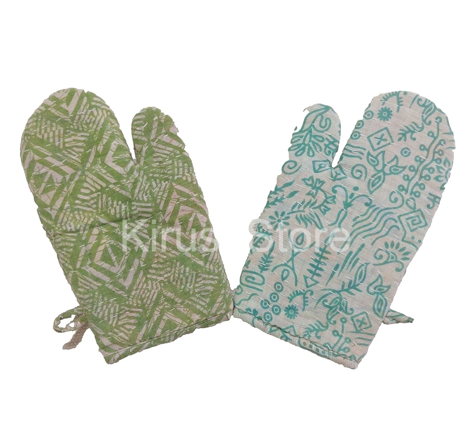 Guantes para horno Handmade abstracto y agarraderas