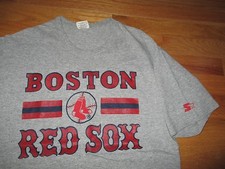 Vintage Starter Label - BOSTON RED SOX (LG 42-44) T-Shirt GRAY