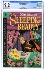 WALT DISNEY SLEEPING BEAUTY #1 DELL GIANT 1959 COMIC CGC 9.2 NM FEATURE FILM CEL