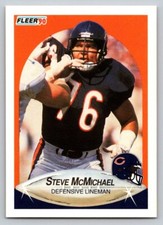 1990 Fleer - #296 Steve McMichael
