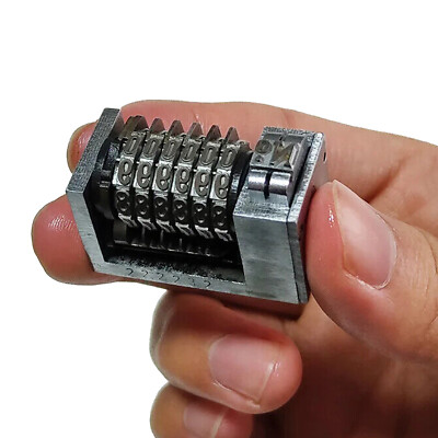 Rotary 6 Digit Numbering Machine 4X8 Backward Printing For Printer Letterpress