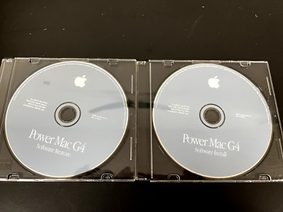 Power Mac G4 OS 9.04 Restore + Install CDs Year 2000 691-2739, 691-2740 Vintage