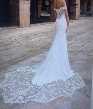 VERA WANG PRONOVIAS HAUTE COUTURE Designer Wedding Dress & CUSTOM VEIL.