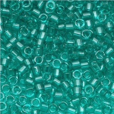 Miyuki Delica Seed Beads 11/0 Transparent Carribean Teal 7.2g-Tube (DB1108)