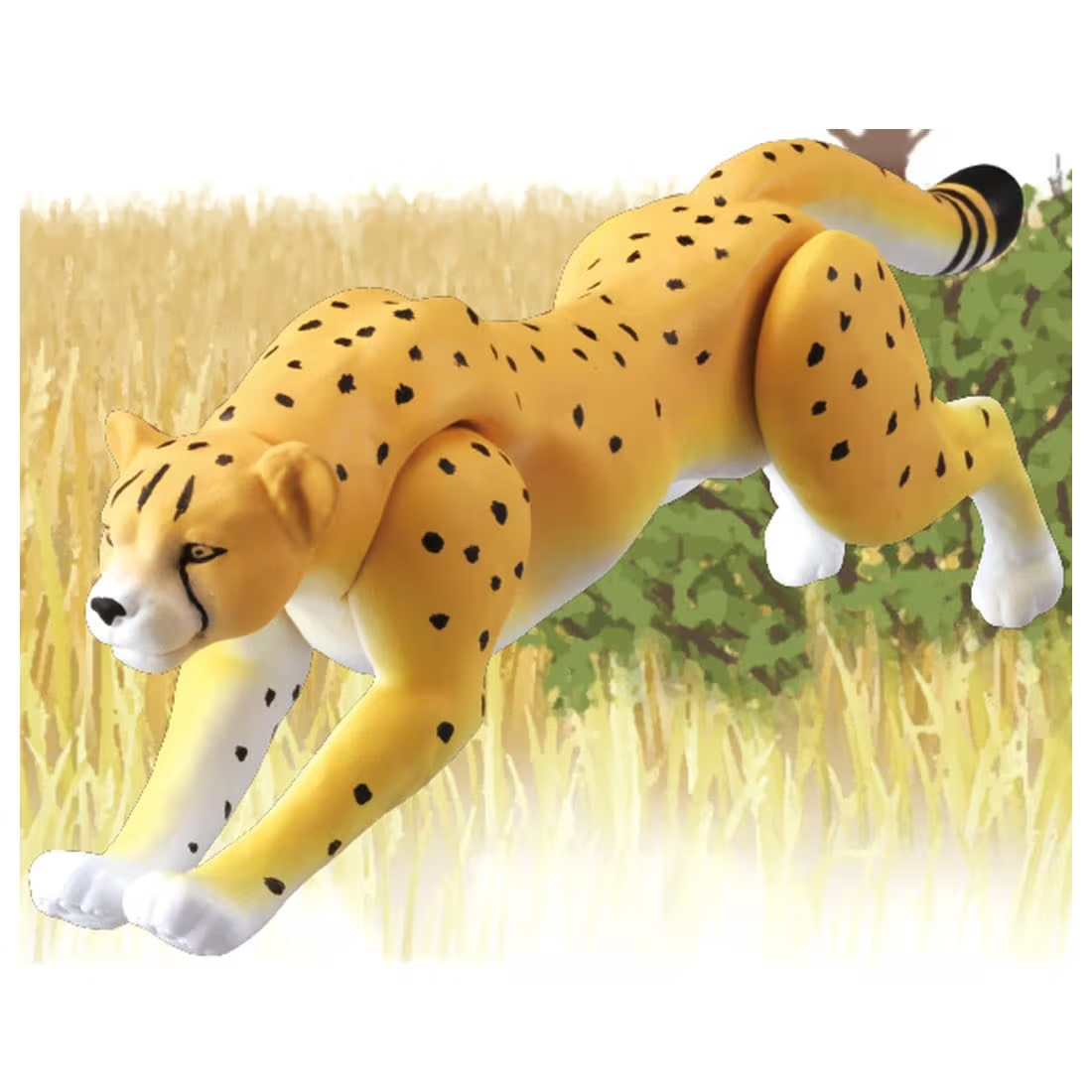 Tomy Takara AS-13 Animal Cheetah Figure Doll Toy Statue Collect
