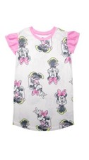 Girl  s DISNEY'S MINNIE MOUSE "Love Minnie" Short Sleeve Nightgown Size 8 NWT