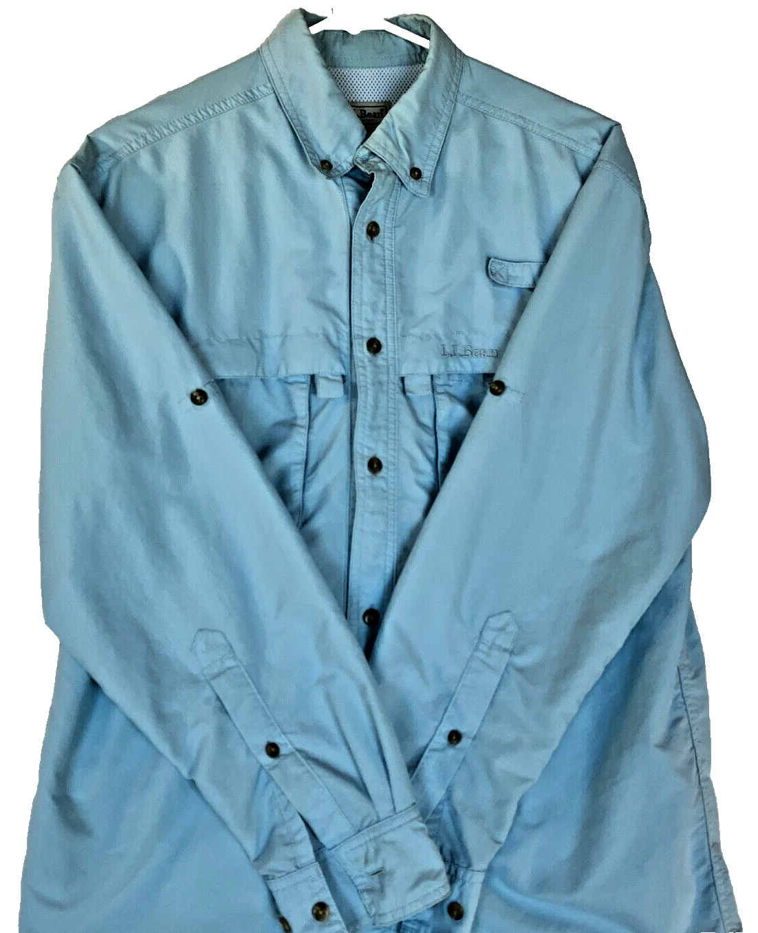 L.L. Bean Shirt Mens Small Long Sleeve Cabincore Fishing Hiking Vented back
Opens in a new window or