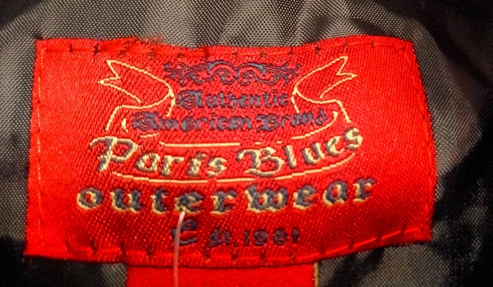 Chaleco acolchado Paris Blues negro hebilla cremallera nuevo con etiquetas talla 2x mujeres unisex Foto 3 de 4