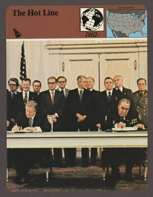 The Hot Line  Story of America World Affairs  History Card