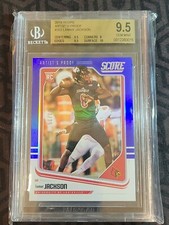 Lamar Jackson Rookie Artist Proof Blue /35 2018 Panini Score #352 9.5 BGS 