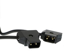 D-Tap Coiled Extension Cable Dtap Male to Male for DSLR Rig Anton Bauer Battery