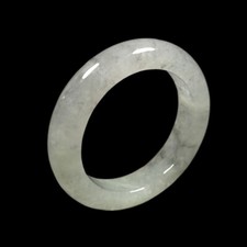 16.9mm / Size 6.5 Certified Grade A 100 Natural Green Jadeite Jade Ring 57076