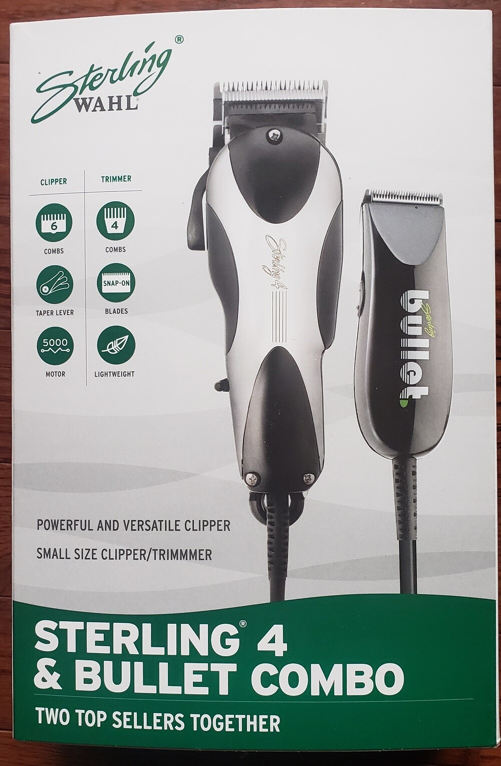 Wahl Sterling 4 & Bullet Clipper Combo #08474 w/FREE Blade B