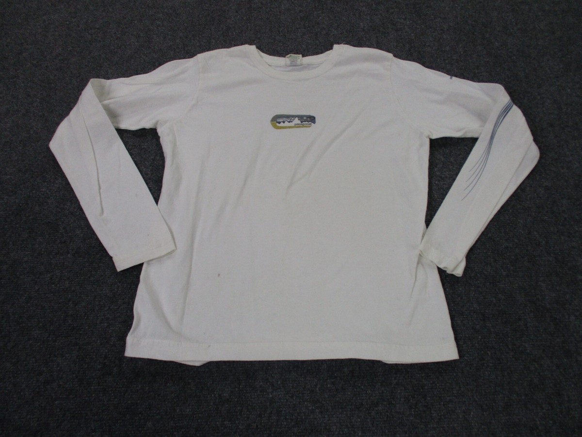 Vintage Patagonia Shirt Adult M Beneficial Ts White Logo Vintage Patagonia Shirt Adult M Beneficial Ts White Logo