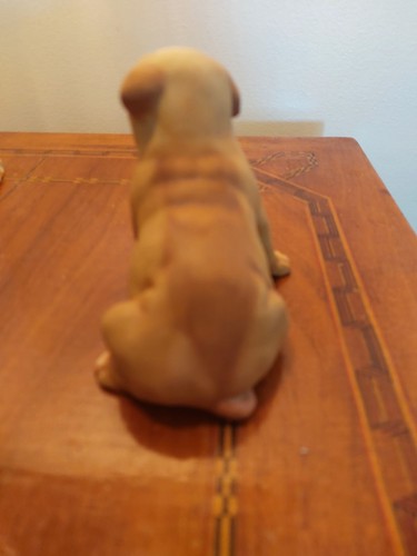 Vintage Limeted Edition 1987 Bulldog w Red Slipper Franklin Mint Collectible - Picture 3 of 6