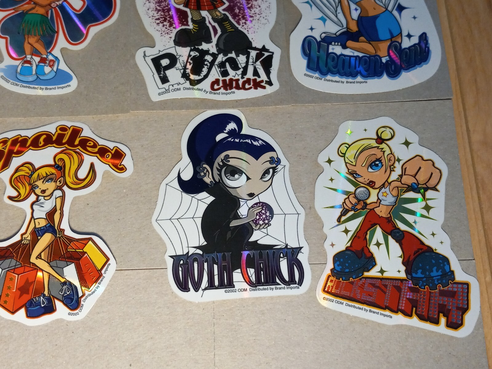 Y2K Girls 2002 Vintage Vending Stickers Lot Full Set Of 15 (extra rare ...